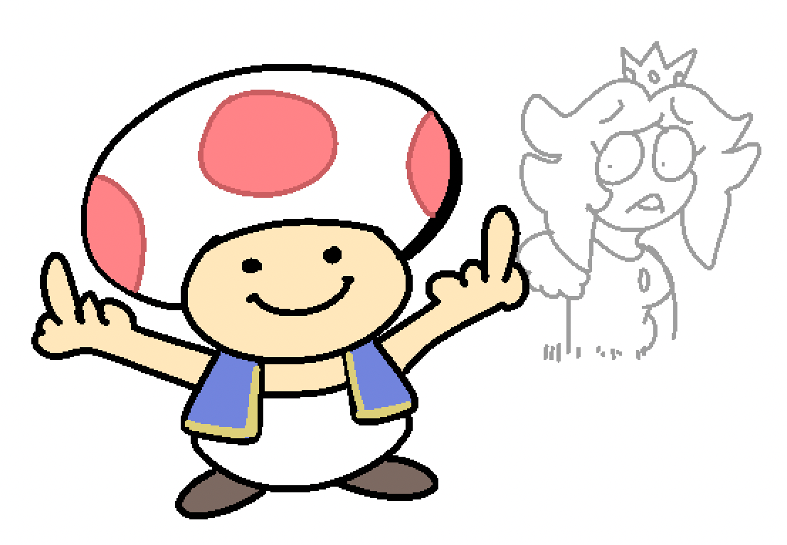 Toad Flipping the Bird, 2023